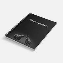 Load image into Gallery viewer, SOLO BULL&#39;s Trading Journal 2.0 [Spiral-Bound] 2024 | Track, Analyze, Improve! | Stock, Options, Futures, Forex, Crypto | Organize Your Trades.
